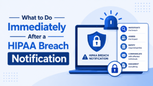 What to Do Immediately After a HIPAA Breach Notification